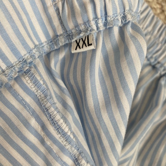 Striped Pyjama Wide Leg Pants - Picture 3 of 5